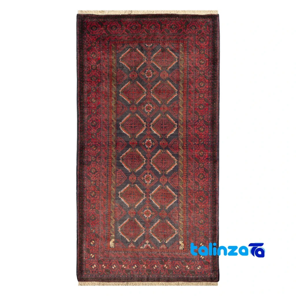 How to Check Persian Rug Quality - Handwoven Persian Rug Baloch Design Premium Quality pattern and color tone (Top view)
