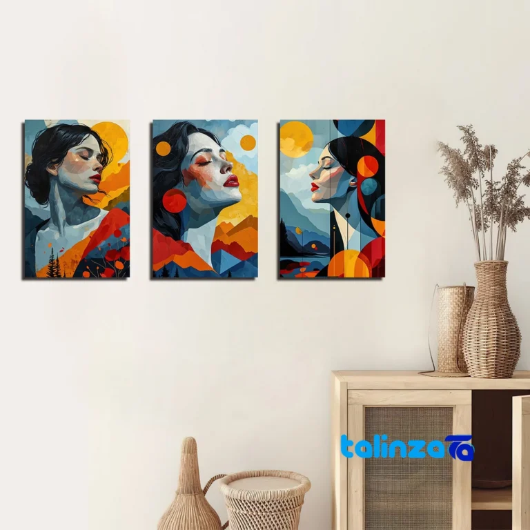 canvas wall art - Front view design and key details