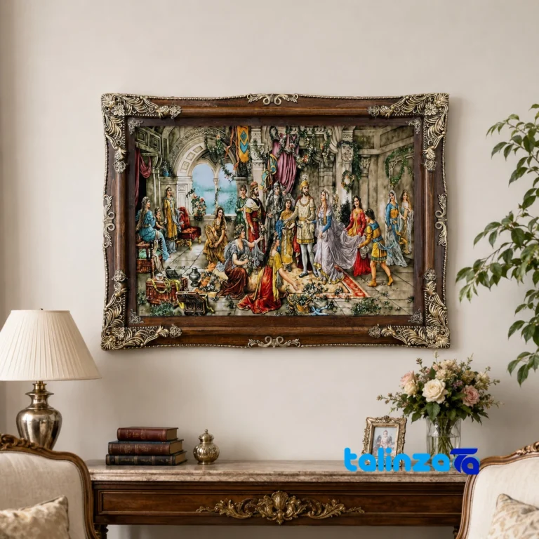 Soleiman Crown Tapestry - Top view pattern and color tone