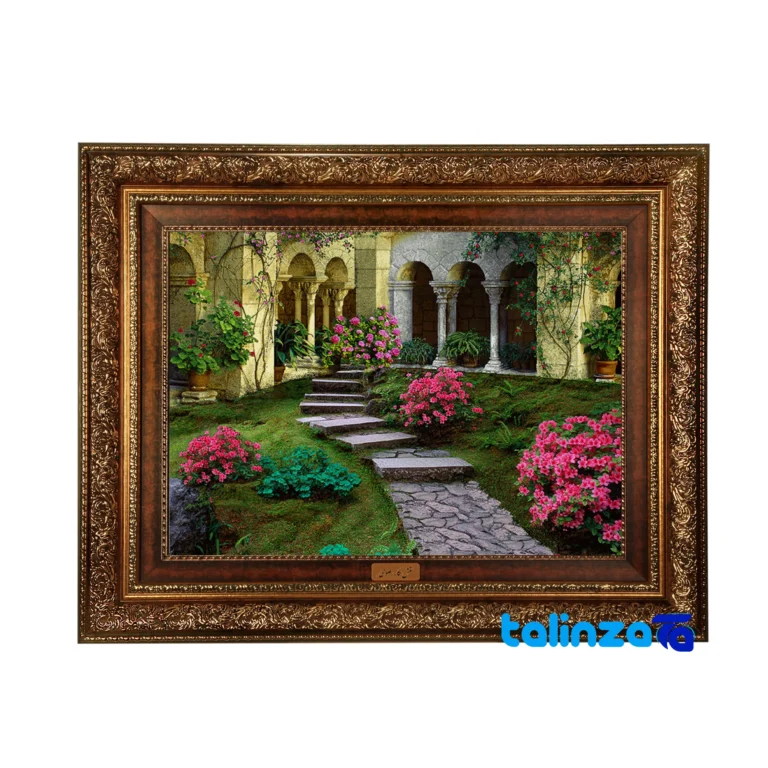 Machine-Woven Carpet Tapestry - Top view pattern and color tone
