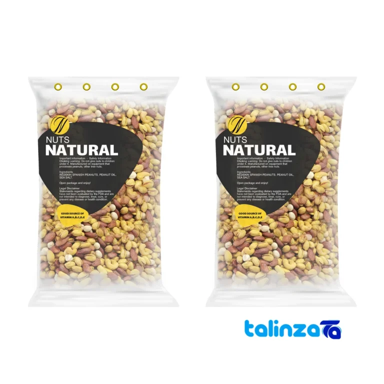mixed nuts - Front view sealed 1 kg pack front