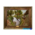 tapestry art - Top view pattern and color tone