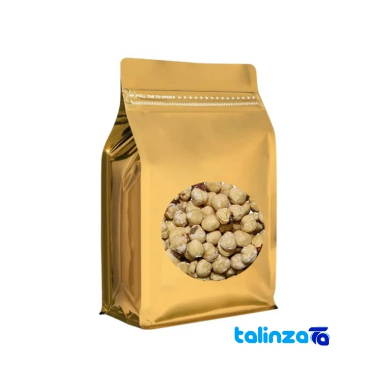 salted hazelnut kernels - Front view 1 kg bag front