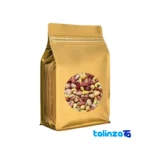 salted mixed nuts - Front view bag of salted four-nut mix