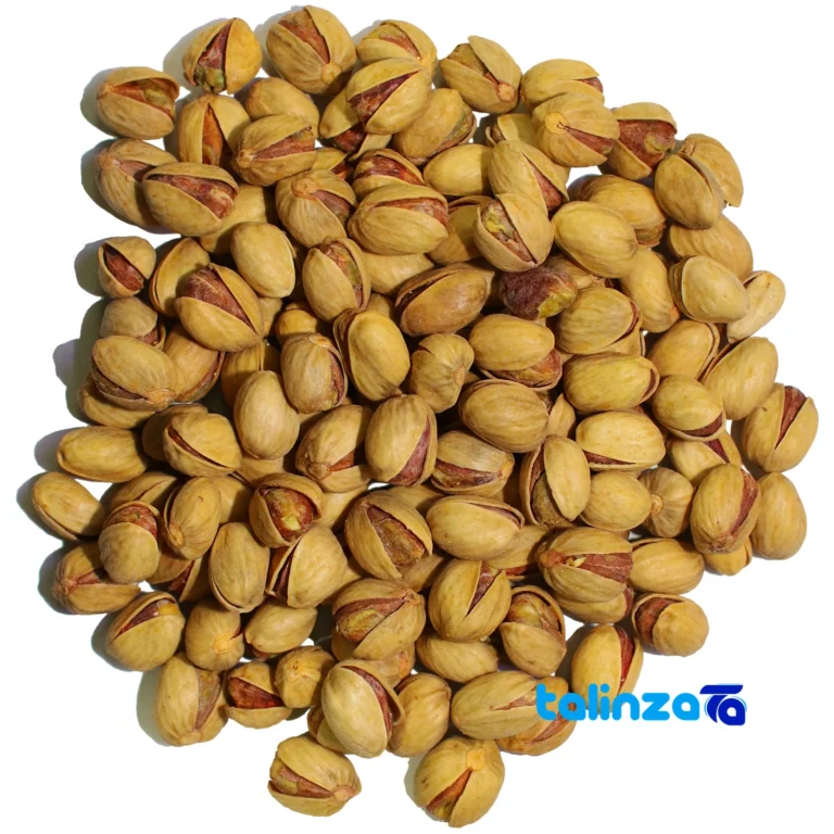 salted pistachios - Front view salted pistachios pile
