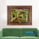 tapestry art - Top view pattern and color tone