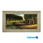 machine-woven carpet wall art - Top view pattern and color tone