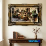 Carpet Wall Art - Top view pattern and color tone