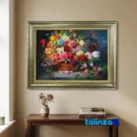 Carpet Wall Art - Top view pattern and color tone