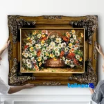 Carpet Wall Art - Top view pattern and color tone