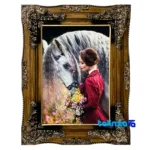 Machine Woven Carpet Wall Art - Top view pattern and color tone