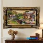 Carpet Wall Art - Top view pattern and color tone