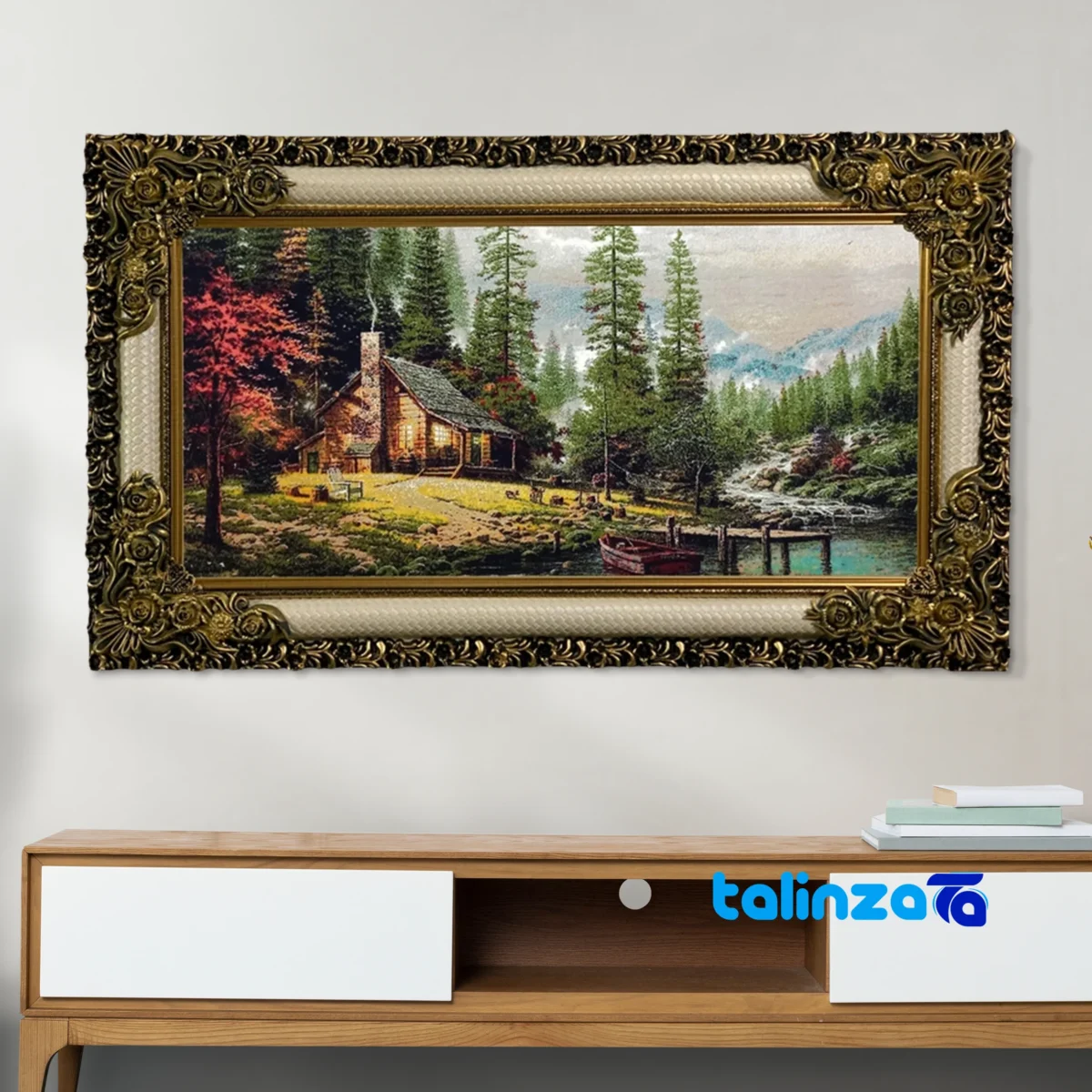 carpet tapestry - Top view pattern and color tone