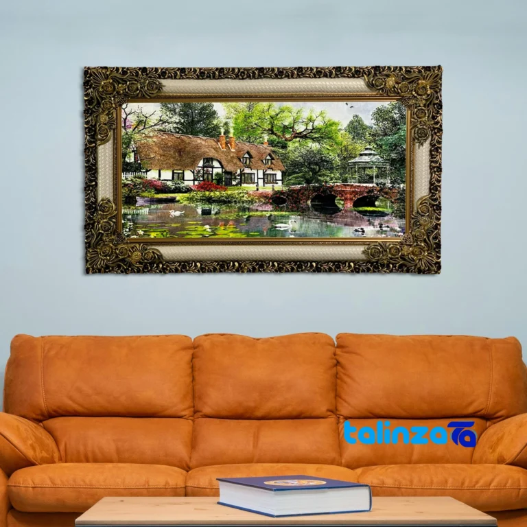 Carpet Wall Art - Top view pattern and color tone