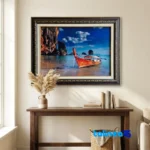 landscape tapestry - Front view design and key details