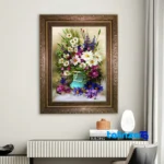 machine-woven tapestry - Top view pattern and color tone