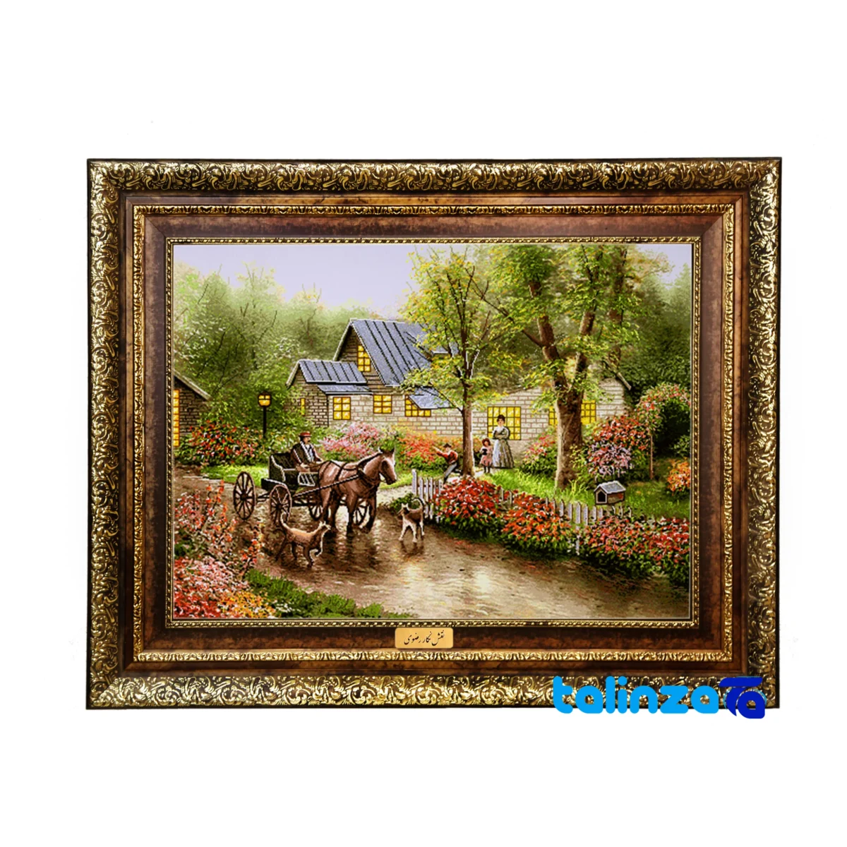 tapestry art - Top view pattern and color tone