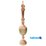 decorative khatamkari vase - Front view design and key details