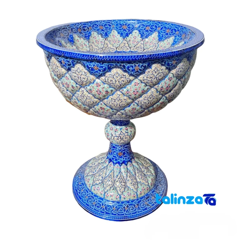 enamel sangab copper table decor - Front view design and key details