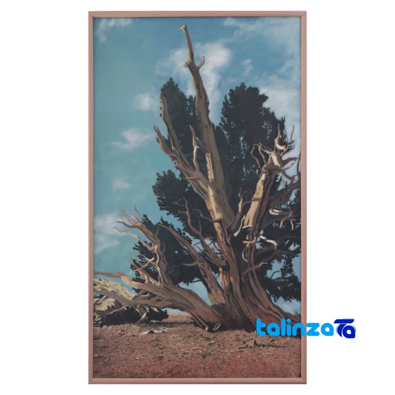 tree oil painting canvas - Front view design and key details