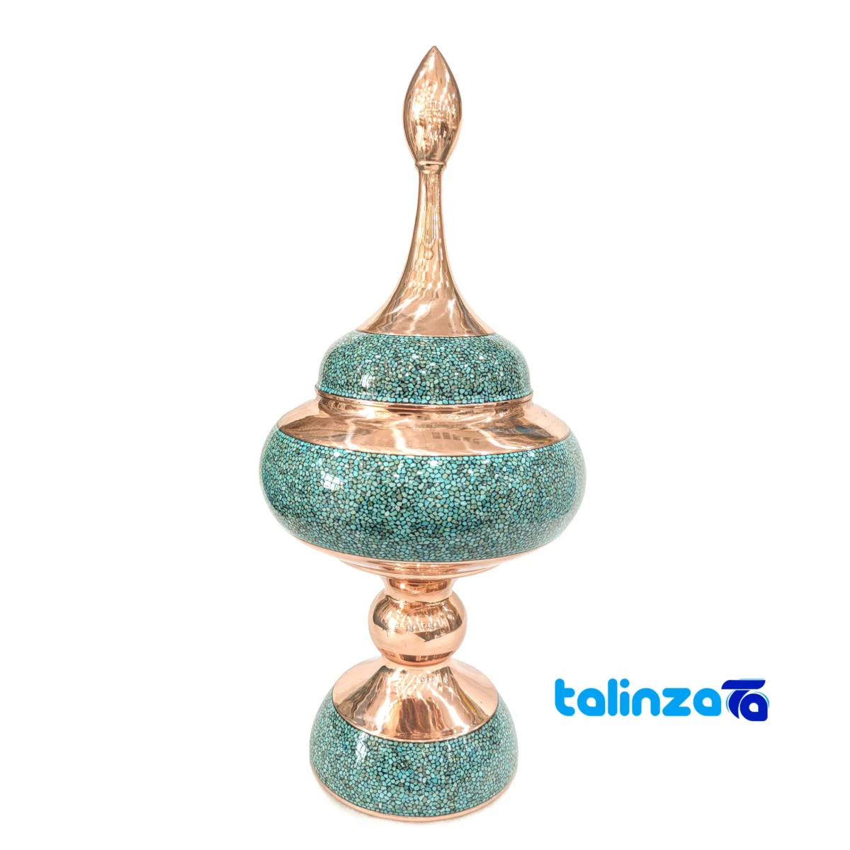 turquoise chocolate bowl - Front view pack label and ingredients