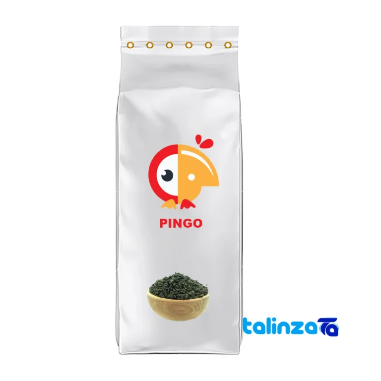 green tea mashed - Front view Pingoo green tea package