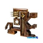 brass lion statue - Front view design and key details