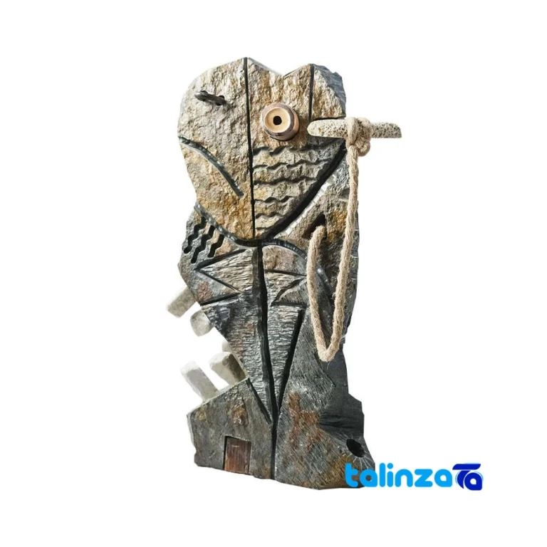 Soodagar stone statue - Front view design and key details