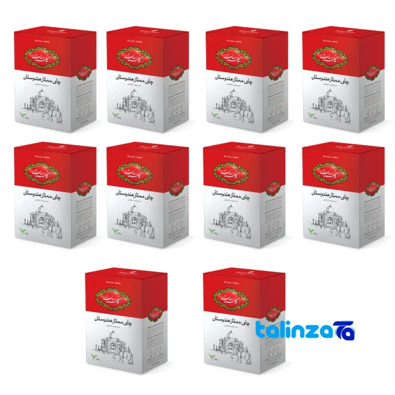 black tea - Front view Front of the tea pack
