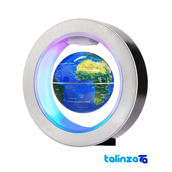 Magnetic Floating Globe - Front view design and key details