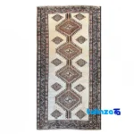 Full spread of Shiraz Handmade Carpet Geometric Design Cream overall layout