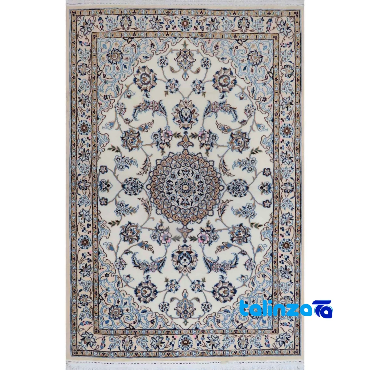 Nain Handwoven Rug 1. Elegant Design overall layout (Full spread)