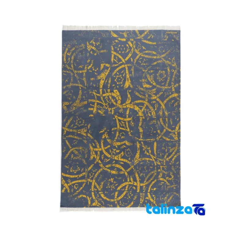 handwoven carpet - Top view pattern and color tone