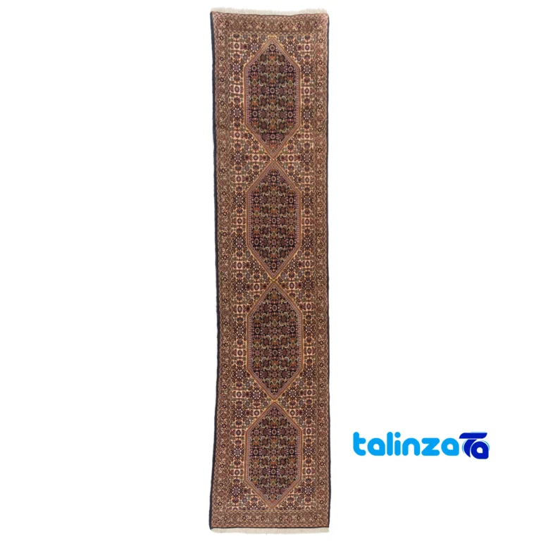handwoven runner - Front view design and key details