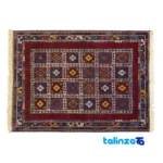 Shiraz Handwoven Rug Rectangular Traditional Design - Full spread showing overall layout