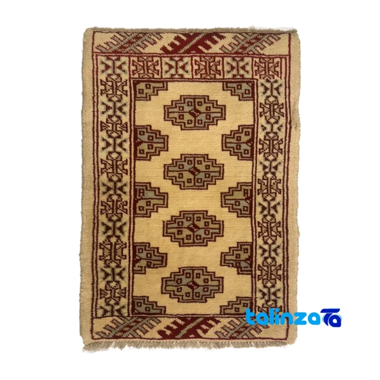 Handwoven Turkish Rug - Top view pattern and color tone