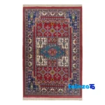 handwoven carpet - Top view pattern and color tone