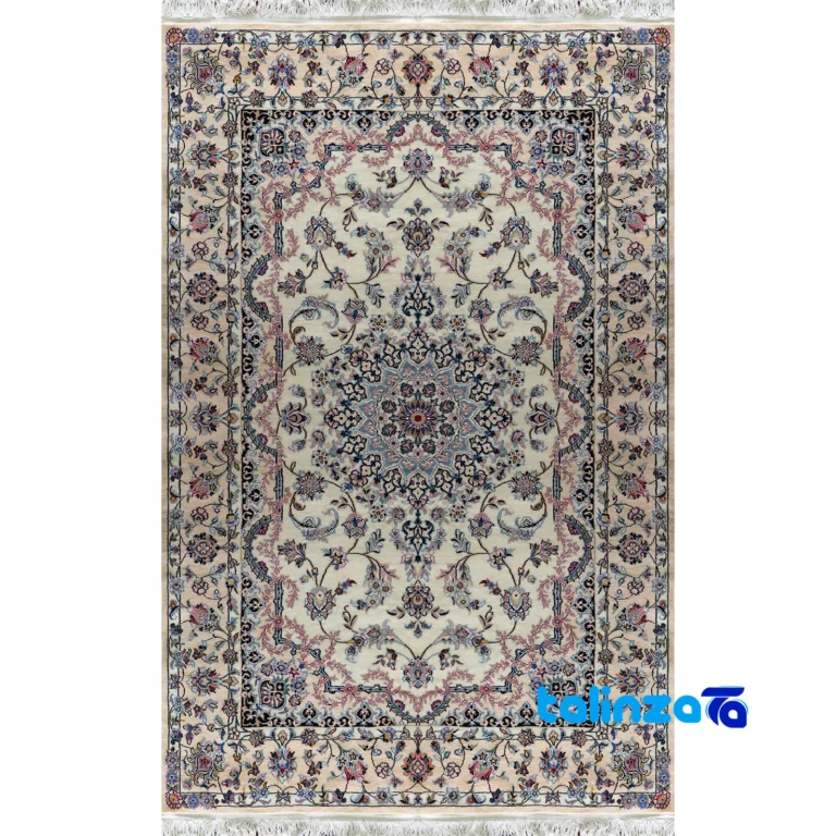 Full spread of Handmade Persian Carpet Rectangle Traditional Design overall layout