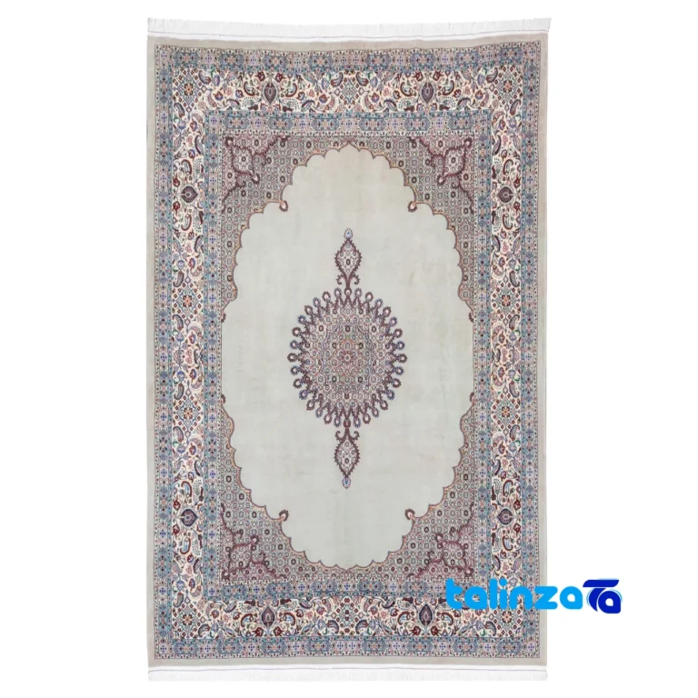 C Persia Handwoven Rug Unique Design pattern and color tone (Top view)