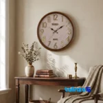 Venice Quartz Wall Clock - Face view showing number display clarity