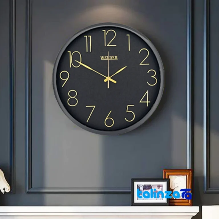 Wilder Quartz Wall Clock Model 404 number display clarity (Face view)