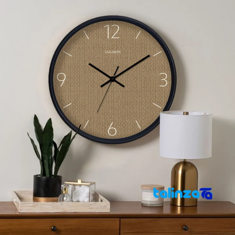 Sal Birds Modern Wall Clock CW-560 Quartz - Face view showing number display clarity