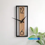 Wall Clock - Front view dial layout and markers