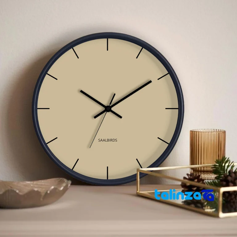 Face view of Salebirds Classic Wall Clock Model CW-424 number display clarity