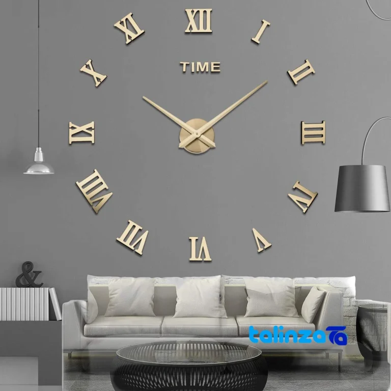DekoShop Wall Clock - Front view dial layout and markers