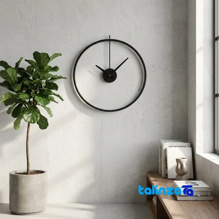 Elegant Wall Clock Model 0041 - Face view showing number display clarity