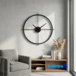 Elegant Wall Clock Model 0044 number display clarity (Face view)