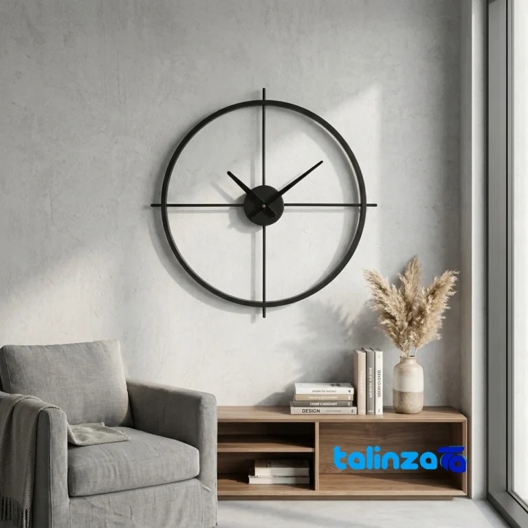 Elegant Wall Clock Model 0044 number display clarity (Face view)
