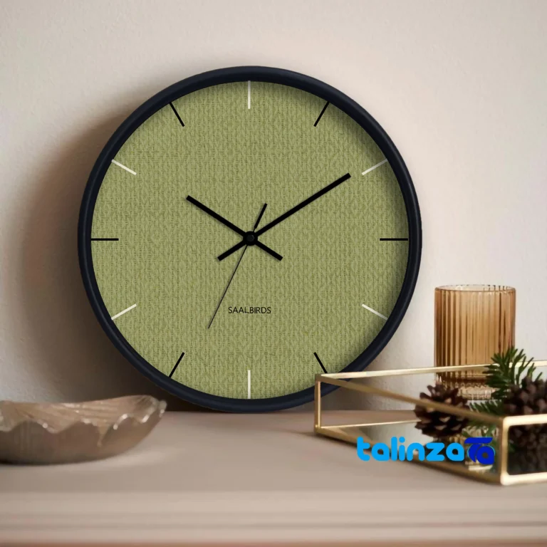Sal Birds Wall Clock - Front view dial layout and markers