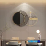 Elensi Wall Clock Monica Quartz Design dial layout and markers (Front view)